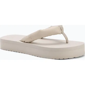 Dámské žabky Dámské žabky Calvin Klein YW0YW01723 Beach Sandal Flatform Ttxr Satin triple eggshell