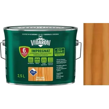Olej na dřevo Vidaron Impregnat ochranná impregnační lazura na dřevo V05 Teak přírodní 2,5l