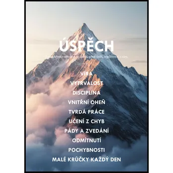 Plakát Motivační plakát - Úspěch 21 x 29,7 cm