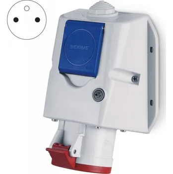 Elektrická zásuvka Zás.nást. IP44 32A 3p 513.3257-FF SCAME-CZ,s.r.o. 09-02-061-11237