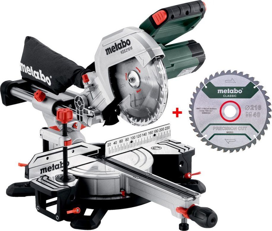 Pokosová pila Metabo KGS 216 M SET