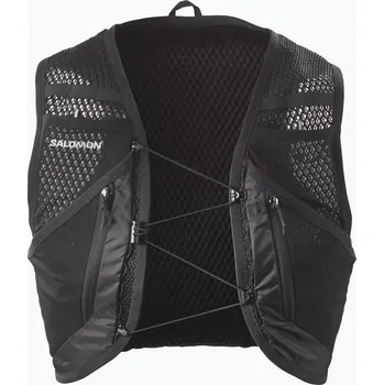 Sportovní batoh Běžecká vesta Salomon Active Skin 12 No Flasks black/metal
