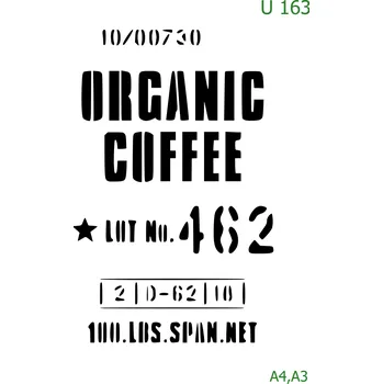 Šablona U 163 - A3 , Lepící fólie