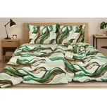 Krepové povlečení prodloužené PLUS MALVA béžové