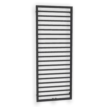 Radiátor Zehnder Subway - Radiátor 1579x600 mm, pro kombinovaný provoz, s elektrickou topnou tyčí RACY-S, Antracit SUBM-150-60/GD-0346