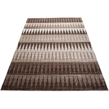 Koberec Moderní koberec Ostrava - tvary 3 - béžový Rozměr koberce: 120x170 cm