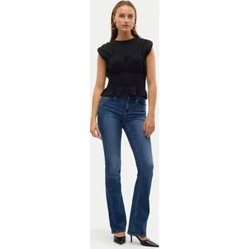 Vero Moda Jeansy Flash 10310511 Tmavomodrá Flared Fit S_32