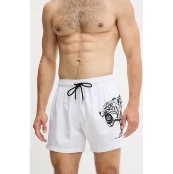Pánské kraťasy Plavkové šortky PLEIN SPORT bílá barva, PS25MBM06 00X, vel. M
