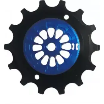 přehazovačka Leonardi Factory 12sp. spodní kladka pro Sram přehazovačky modrá