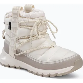 Dámská treková obuv Dámské trekové boty The North Face Thermoball Lace Up white NF0A5LWD32F1
