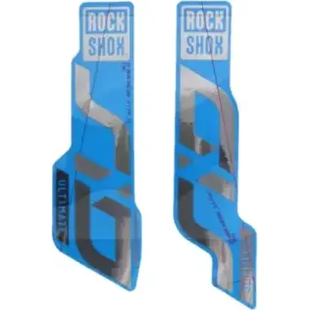 Vidlice na kolo Rock Shox Decal SID Ultimate 27,5"/29" 80-100 mm polar foil /gloss blue