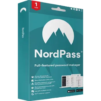 Antivir Nordpass Password Manager Premium - 10 zařízení - 1 měsíc