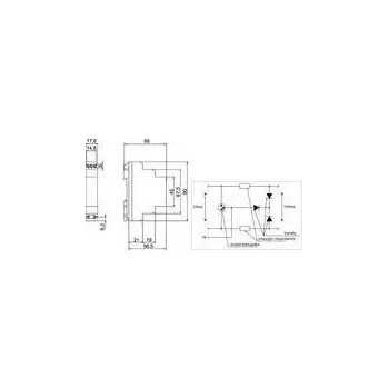 Přepěťová ochrana Přep.svod.DTE 1/24 (20mA) 41303 HAK HAKEL - TRADE s.r.o. 15-18-104-10016
