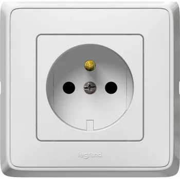 Elektrická zásuvka Zás+ochr.CARIVA bíl. 773825 LEG GENERI, s.r.o. 07-20-095-73825