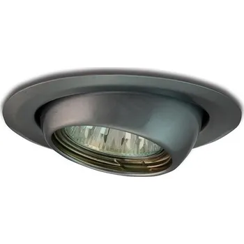 Bodové svítidlo PODHLED výklopný otoč. MR16 chrom brouš. **doprodej-vyř.z nabídky**