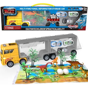 Figurka Woopie WOOPIE Transporter Truck 2v1 Dinosaur Set + maketa