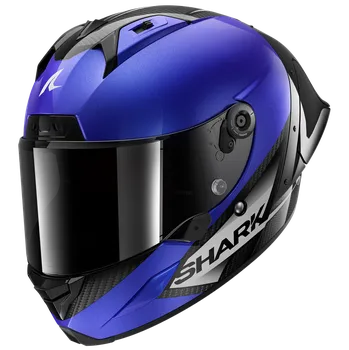 Helma na motorku Integrální helma Shark Aeron-GP Blank SP (černá, modrá, bílá), vel. L