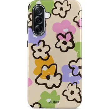 Pouzdro na mobilní telefon Kryt Samsung A36 AURIX pevný Flower Drawing (obal neboli pouzdro na Samsung A36)