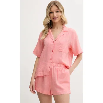 Dámské oblečení Lněné pyžamo Dkny YI90054 oranžová 32X, vel. L