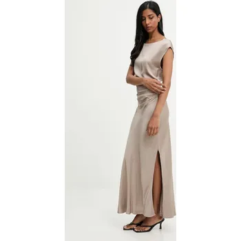 Dámské šaty Šaty Answear.LAB šedá barva, maxi 54471 09X, vel. XS