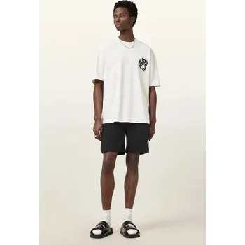 Pánské kraťasy Plavkové šortky AllSaints ORLANDO černá barva, M016WC 99X, vel. S