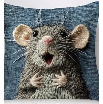 Polštář Polštář modrý s náplní POTKAN