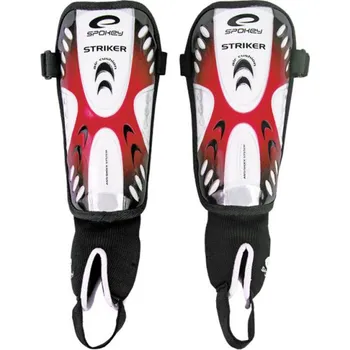 Fotbalový chránič Spokey Striker Chrániče na holeně K837797 červená L