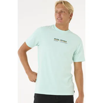 Pánské tričko Pánské Tričko s krátkým rukávem RIP CURL BIG MUMMA ICON TEE 0NPMTE_8089 – Tyrkysová M