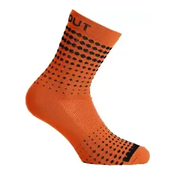 Dotout Infinity cyklistické ponožky Fluo Orange vel. S/M