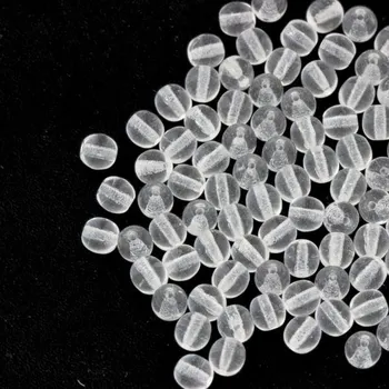 Korálek CZ Korálek mačkaný kulička 4mm crystal 00030 (50ks)