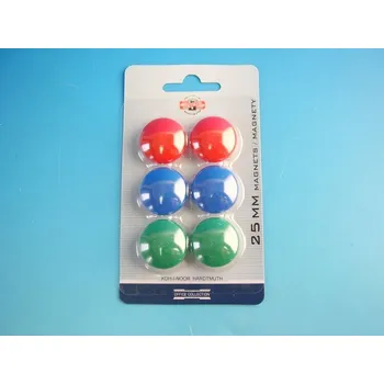 Dekorativní magnet Koh-i-noor magnety kulaté 25 mm