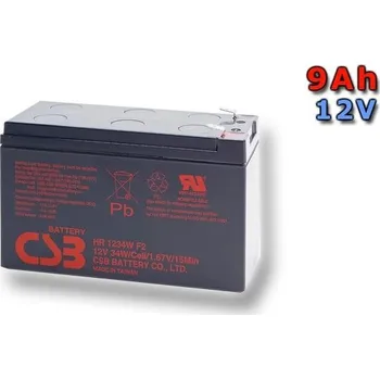 Záložní baterie Akumulátor CSB HR1234WF2 12V/9,0Ah 33-06-804-12465