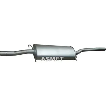 Tlumič výfuku Střední tlumič výfuku ASMET 01.078
