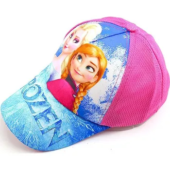 Pokrývka hlavy Frozen Elsa a Anna s potiskem - dětská kšiltovka vel. M