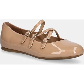 Dámské baleríny Baleríny Guess KALDRA béžová barva, FLTKAL PAF02 FLTKAL.PAF02.NUDE 02X, EUR 41