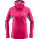 Haglöfs L.I.M. Mid Comp Hood dámská mikina růžová vel. S