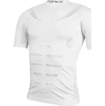 Pánské tričko Force Wind funkční triko krátký rukáv bílá vel. XL-XXL