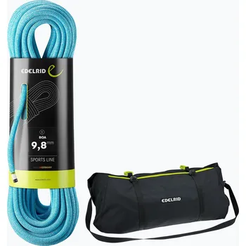 Lano Lezecké lano EDELRID Boa Seilsack 9.8 blue