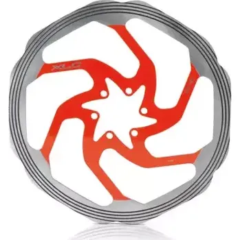 Brzdový kotouč XLC BR-X58 brzdový kotouč stříbrná/červená 180 mm
