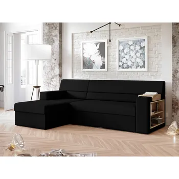 Sedací souprava Rohová sedací souprava RUFINO černá - SAWANA 14