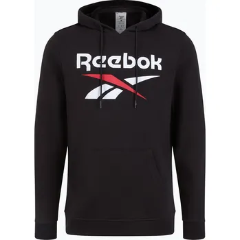 Pánská mikina Pánská mikina Reebok Identity Big Logo FT Hoodie black/white/vector red