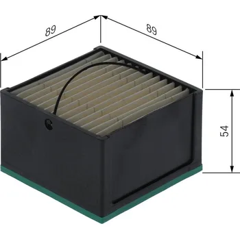 Palivový filtr Palivový filtr BOSCH F 026 402 134