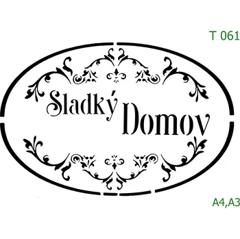 Šablona T 061 - A4 , Lepící fólie