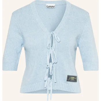 Dámský svetr Ganni Dámský Úpletový Kardigan, tmavě modrá, 36