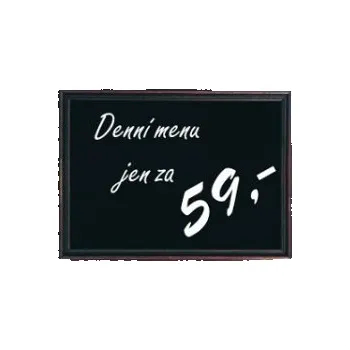 Plechová cedule Nabídková tabule A1 tmavý rám