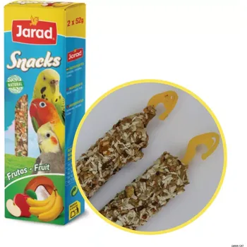 Chovatelství Jarad Tyčinky Střední Papoušek Ovoce (balení obsahuje 2 ks tyček)