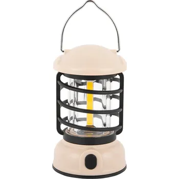 Svítilna LED lucerna Leitmotiv Camping Lantern LED 15 cm LM2247WH béžová 12X