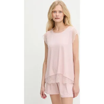 Dámské pyžamo Pyžamo Answear.LAB dámské, růžová barva PJ257037.ios 38X, vel. S