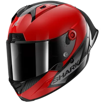 Helma na motorku Integrální helma Shark Aeron-GP Blank SP (černá, červená, bílá), vel. S