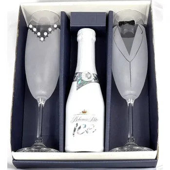 Svatební dekorace Svatební sklenice - ženich a nevěsta